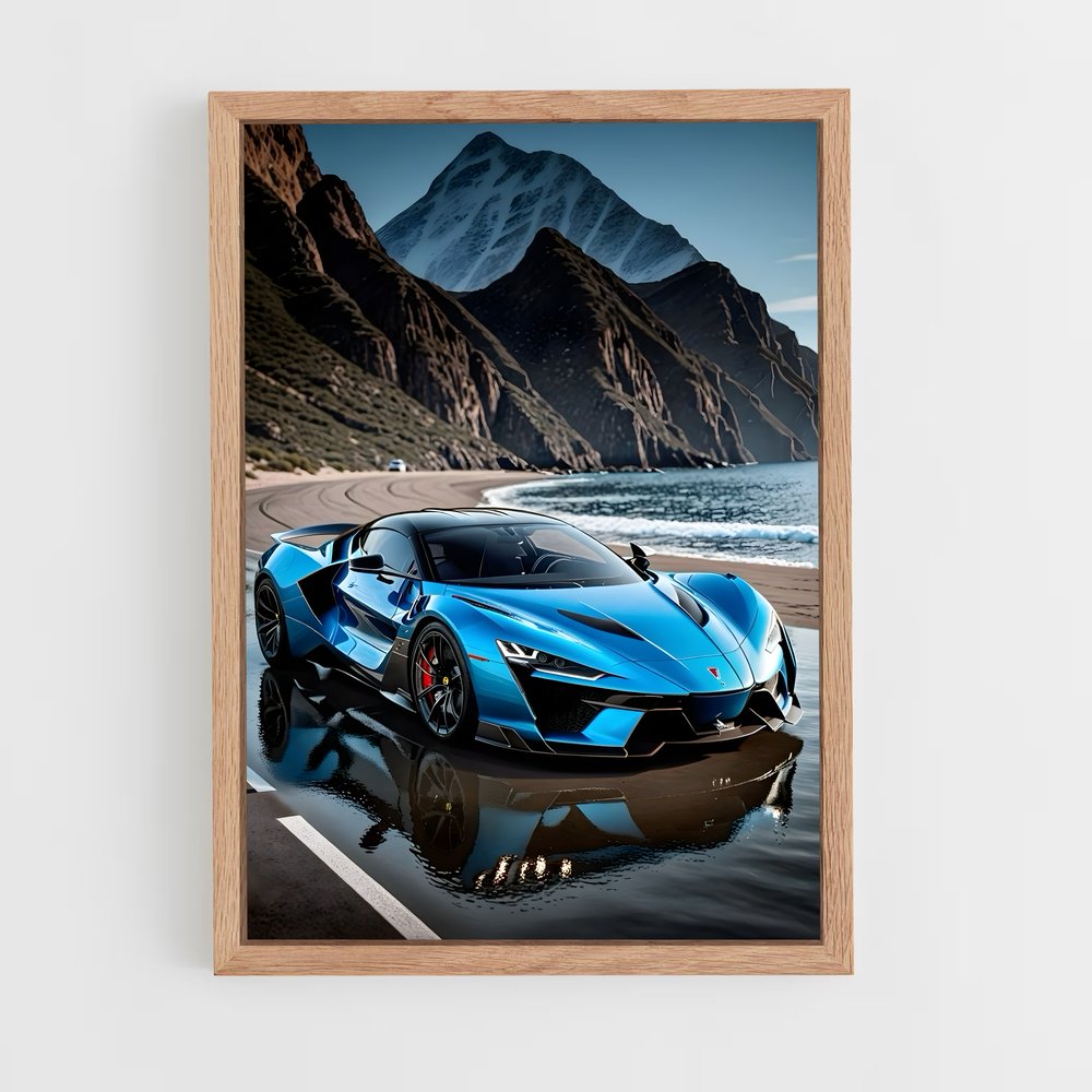 Poster Plage de Fenyr – affiche W Motors (vue 4)